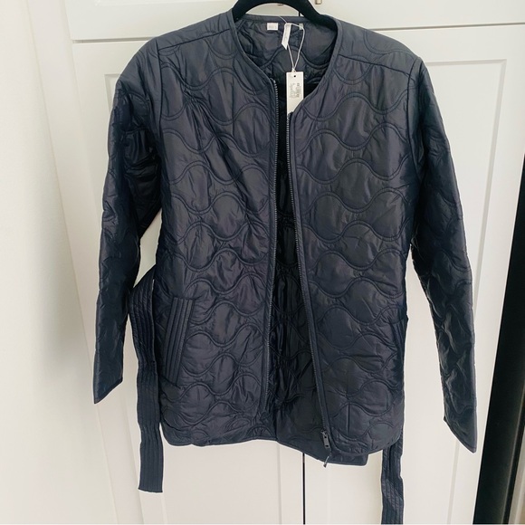 Travis Mathew saltwater spray jacket belted puff navy new tag men’s small XL